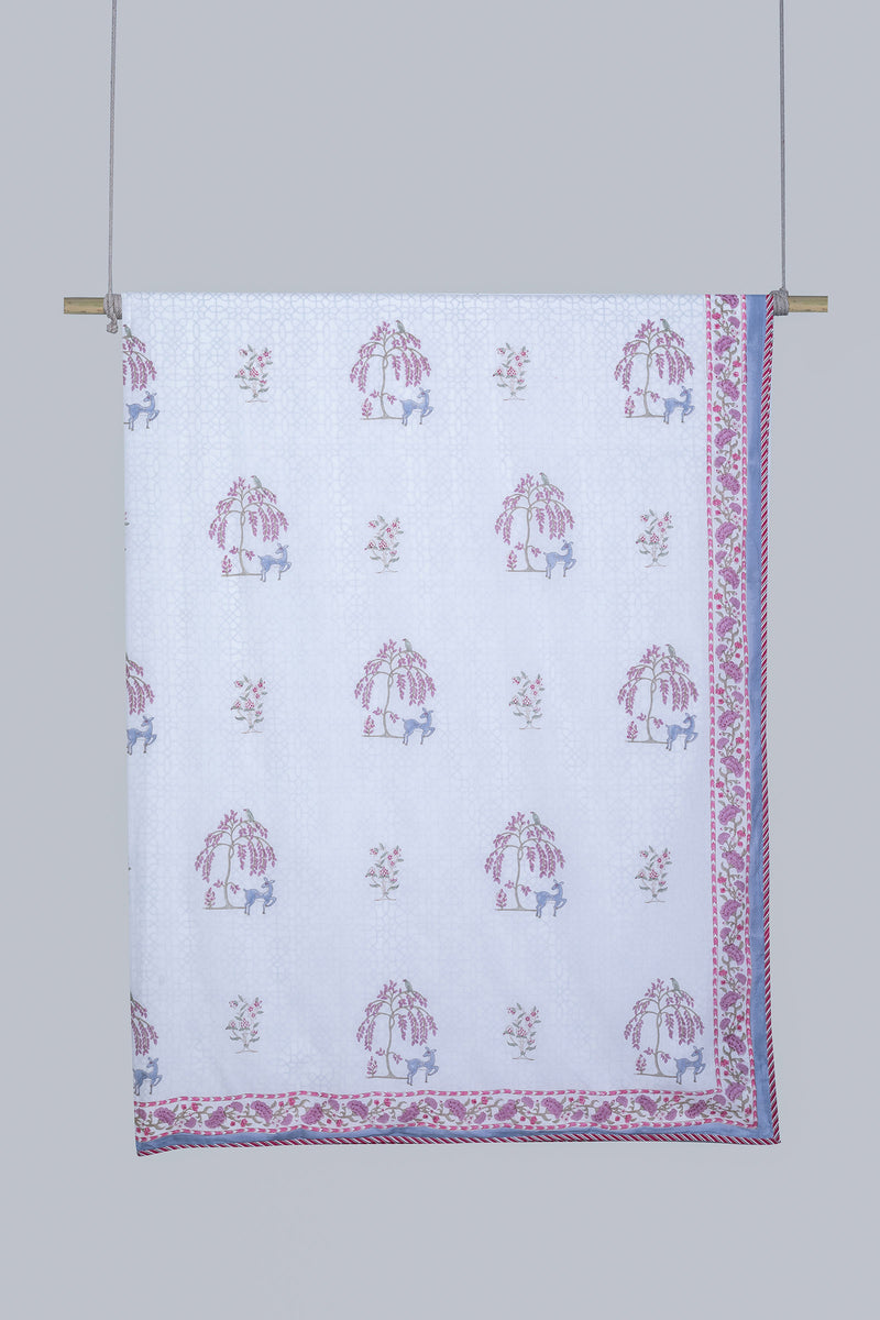Buy Raabta Hand Block Printed Cotton Muslin Dohar OnlineShahenaz