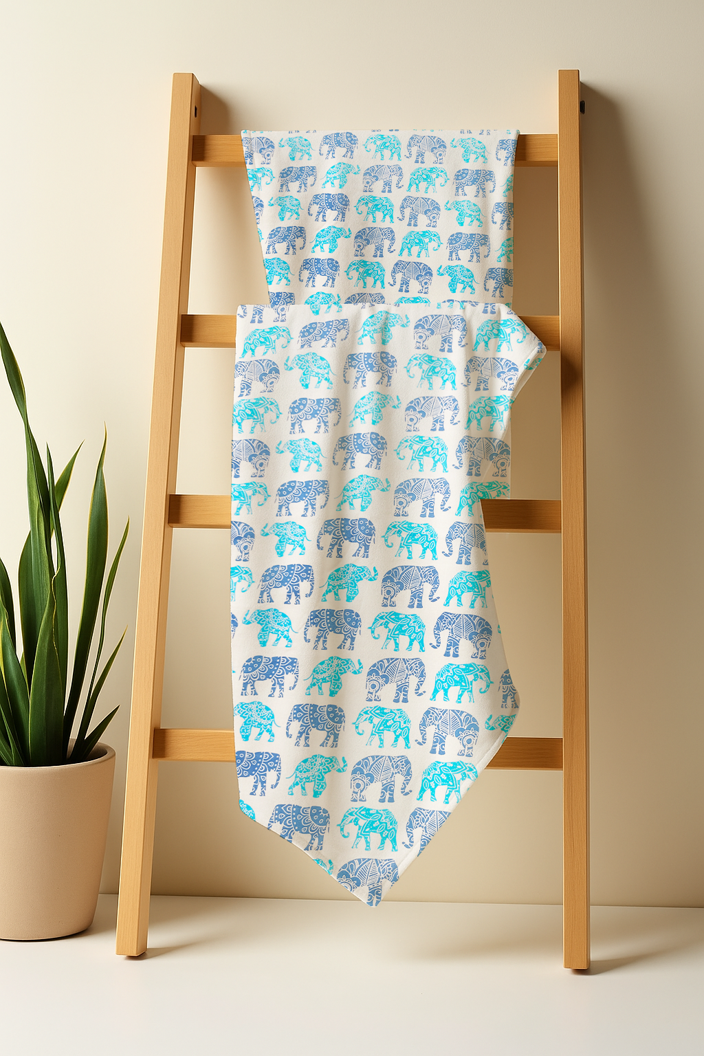 Baby Elephant Blue Infant Dohar