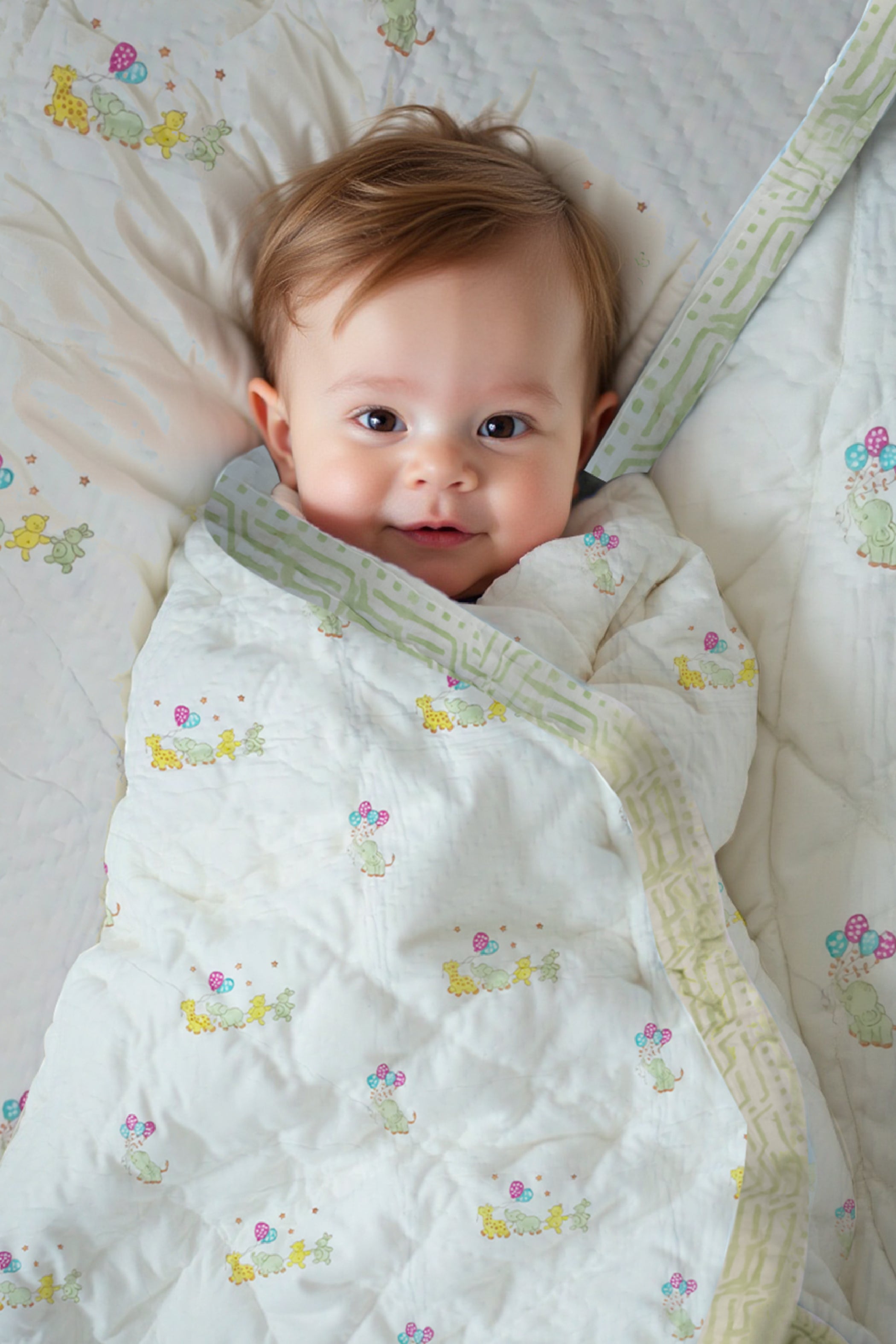 Baby Little Brother  Cotton Quilt