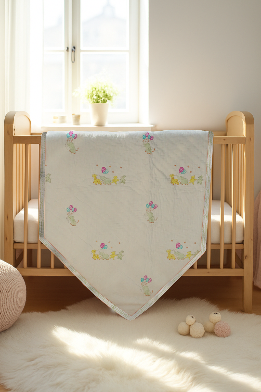 Baby Little Brother  Cotton Quilt