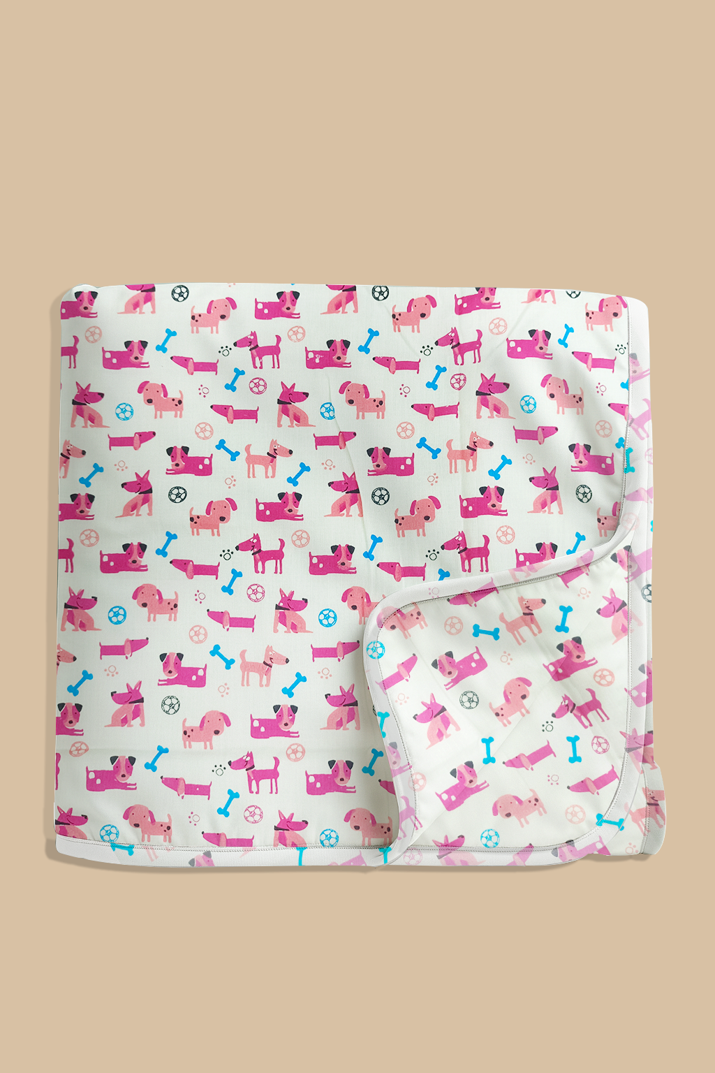 Baby Puppy Pink Infant Dohar