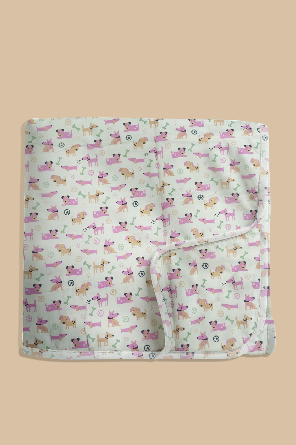 Baby Puppy Purple Infant Dohar