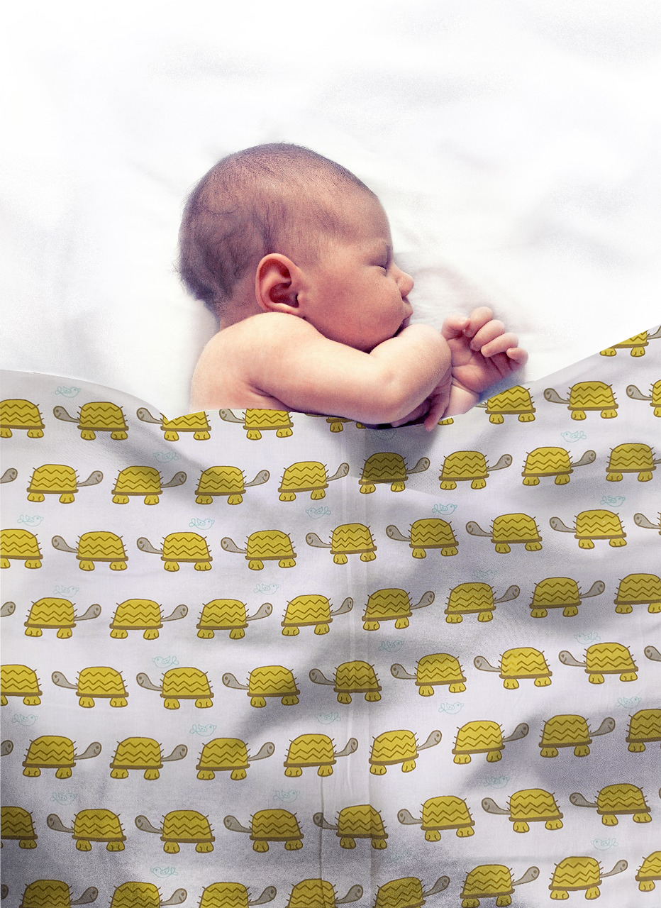 Baby Turtle Mustard Infant Dohar