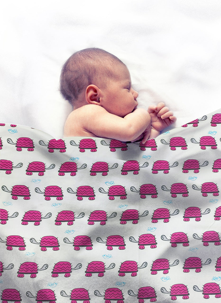Baby Turtle Pink Infant Dohar