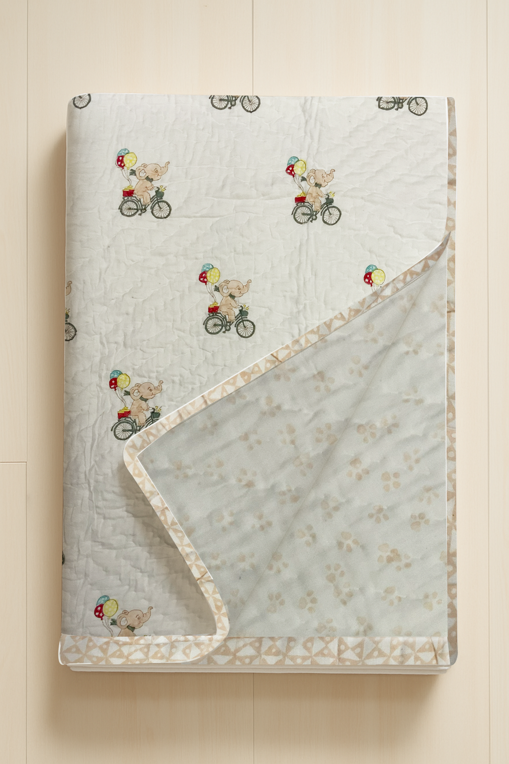 Baby Elephant Cotton Quilt