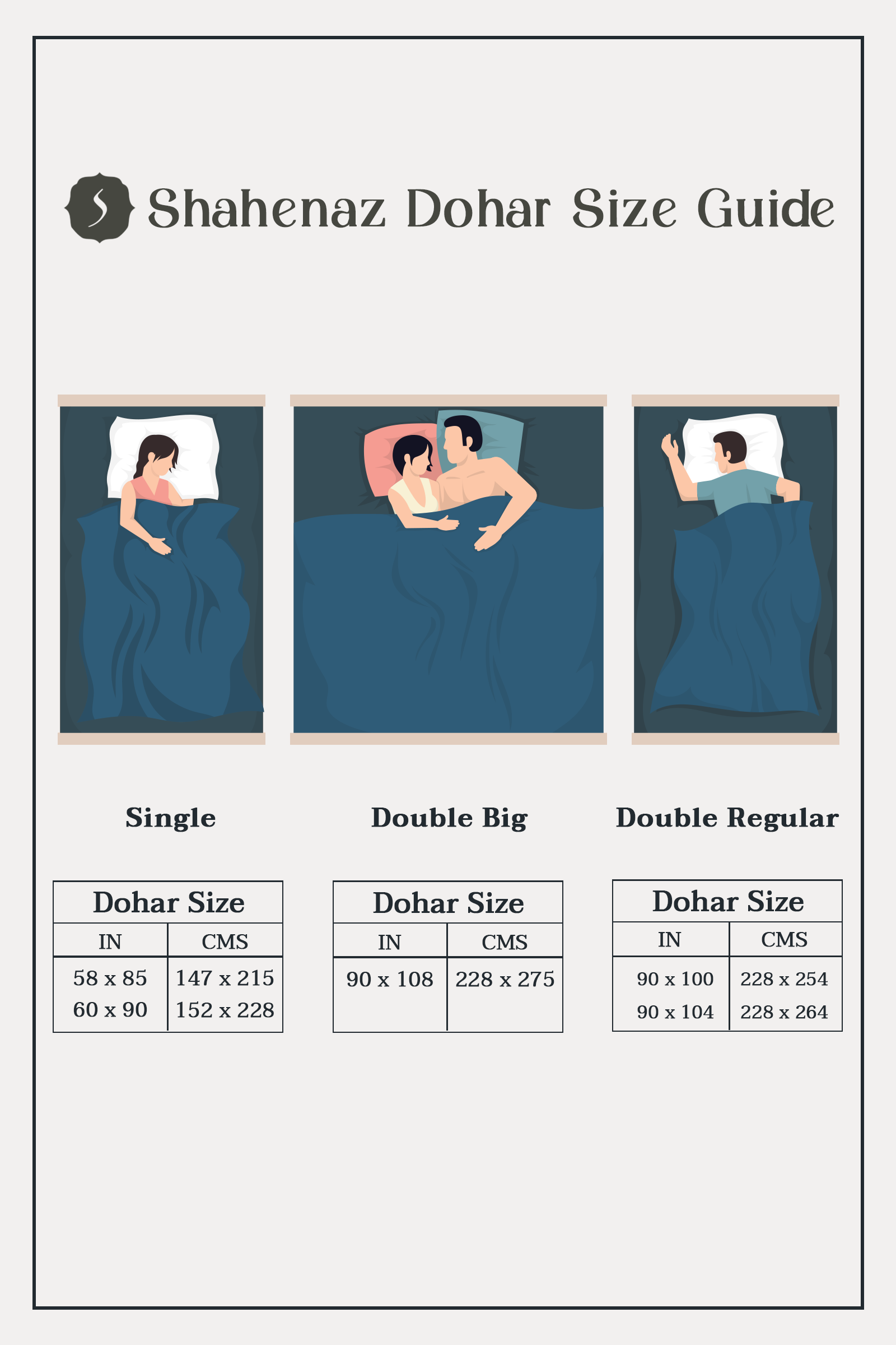 Indigo Ikkat Cotton Flannel Dohar Blossom