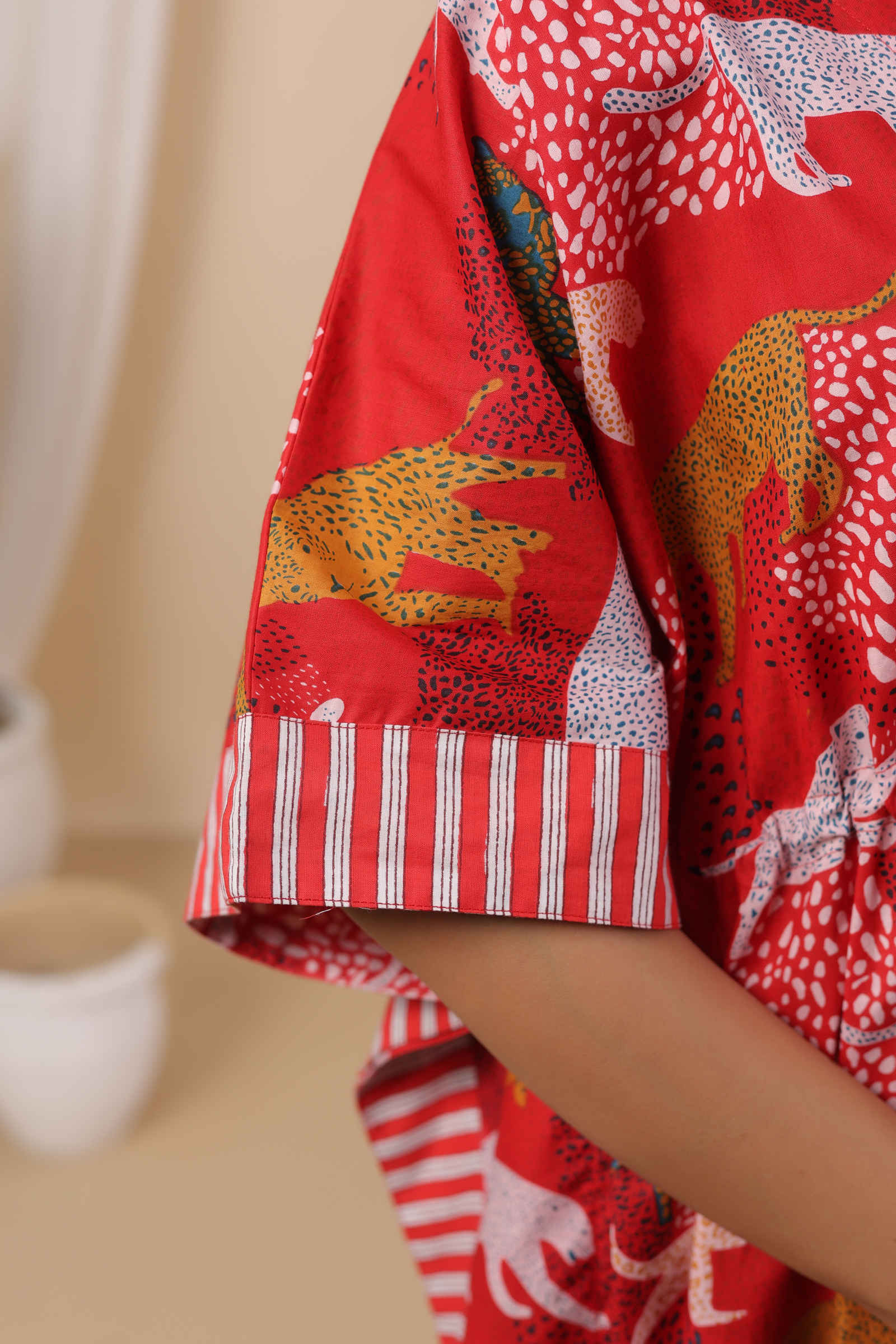 Fayra Vanraj Crimson Gul Kaftan