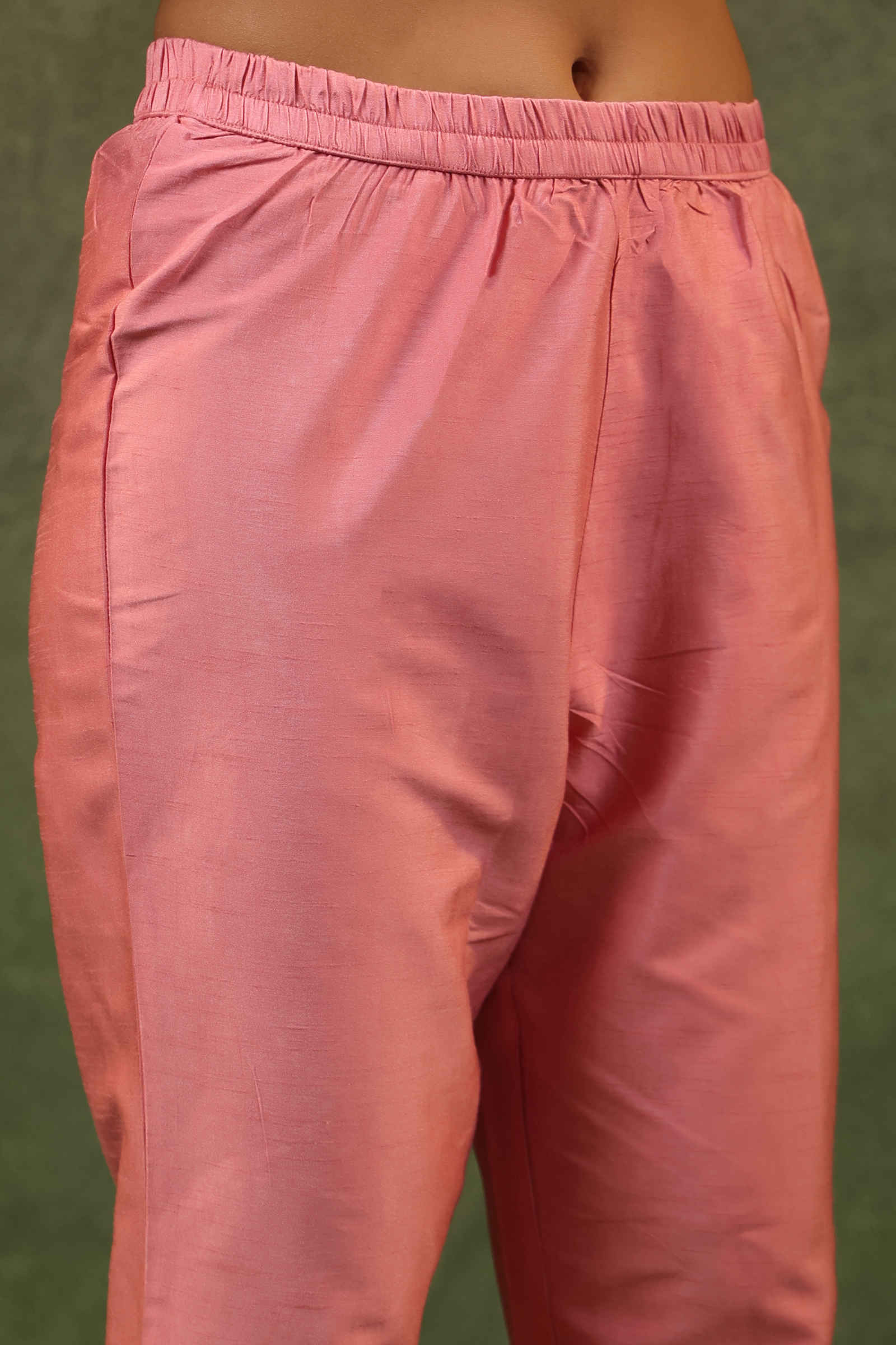 Muneer Gulzar Blush Kurta Pant and Dupatta Set