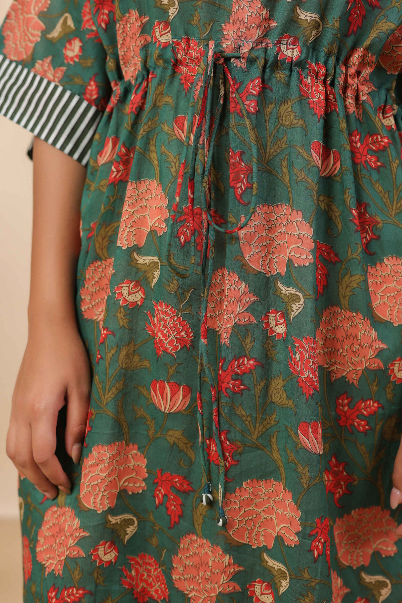 Fayra Gul Anaar Emerald Green Kaftan