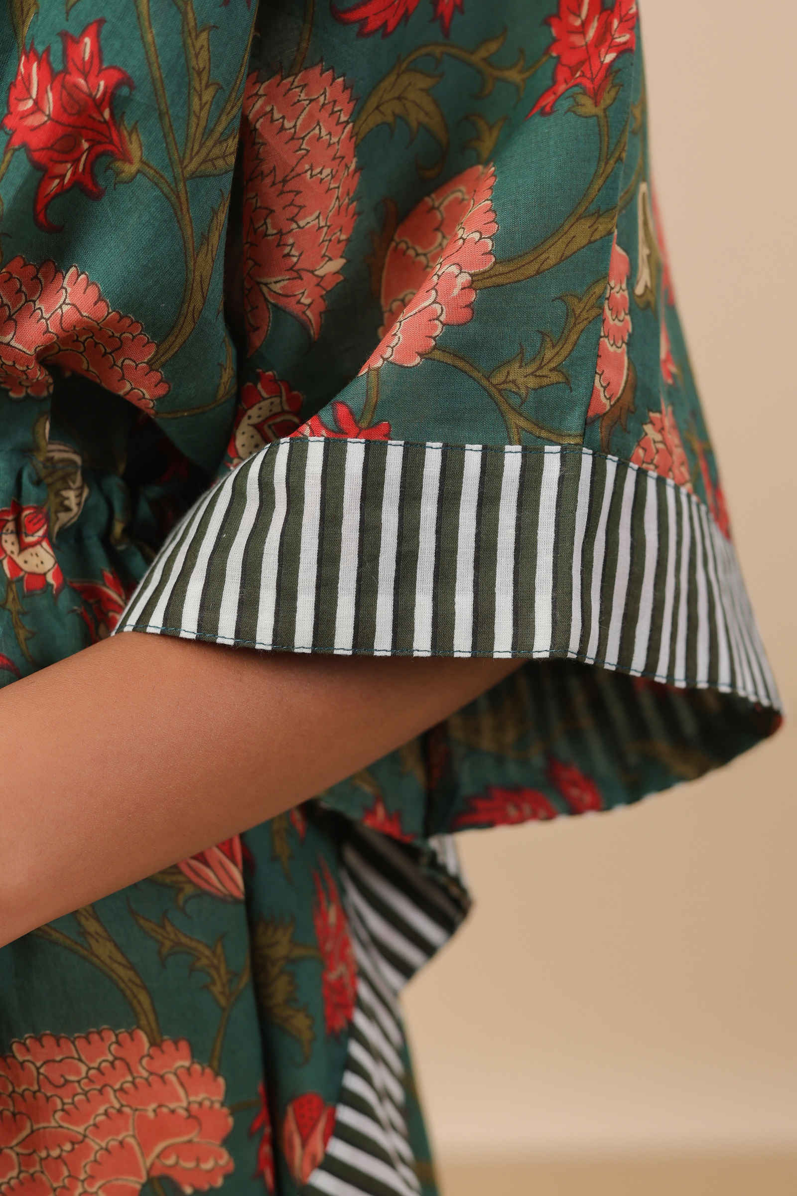 Fayra Gul Anaar Emerald Green Kaftan