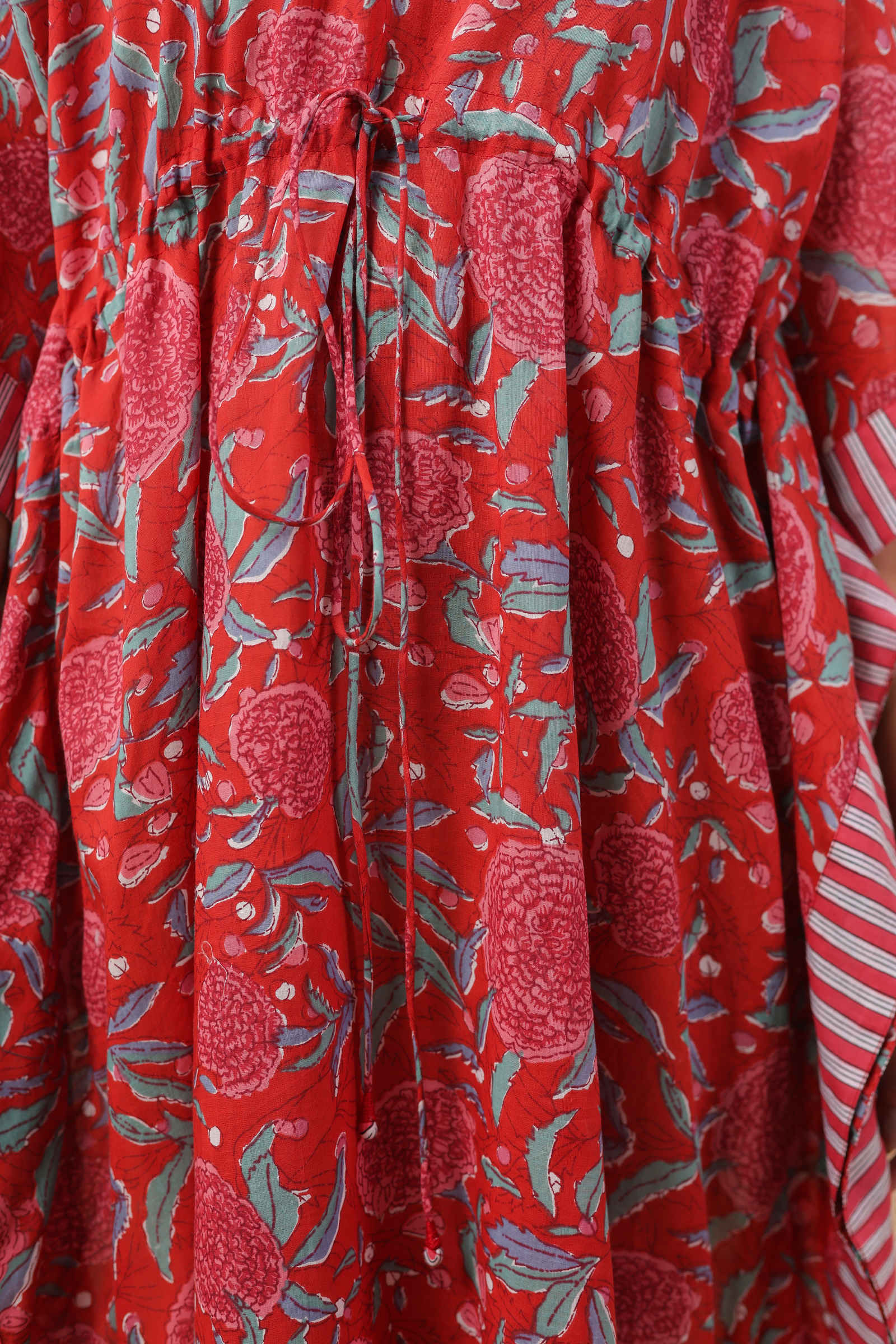 Fayra Gul Anaar Scarlet Red Kaftan