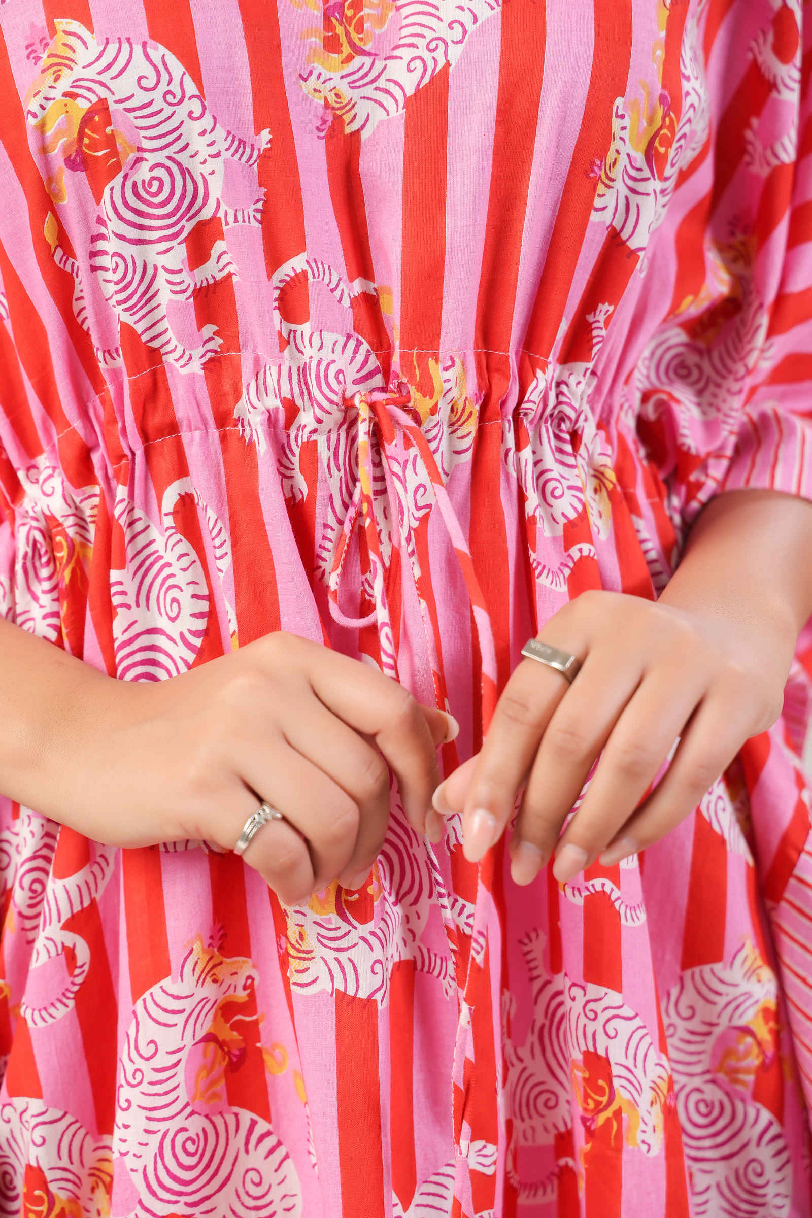 Fayra Serengeti Blossom Pink Kaftan