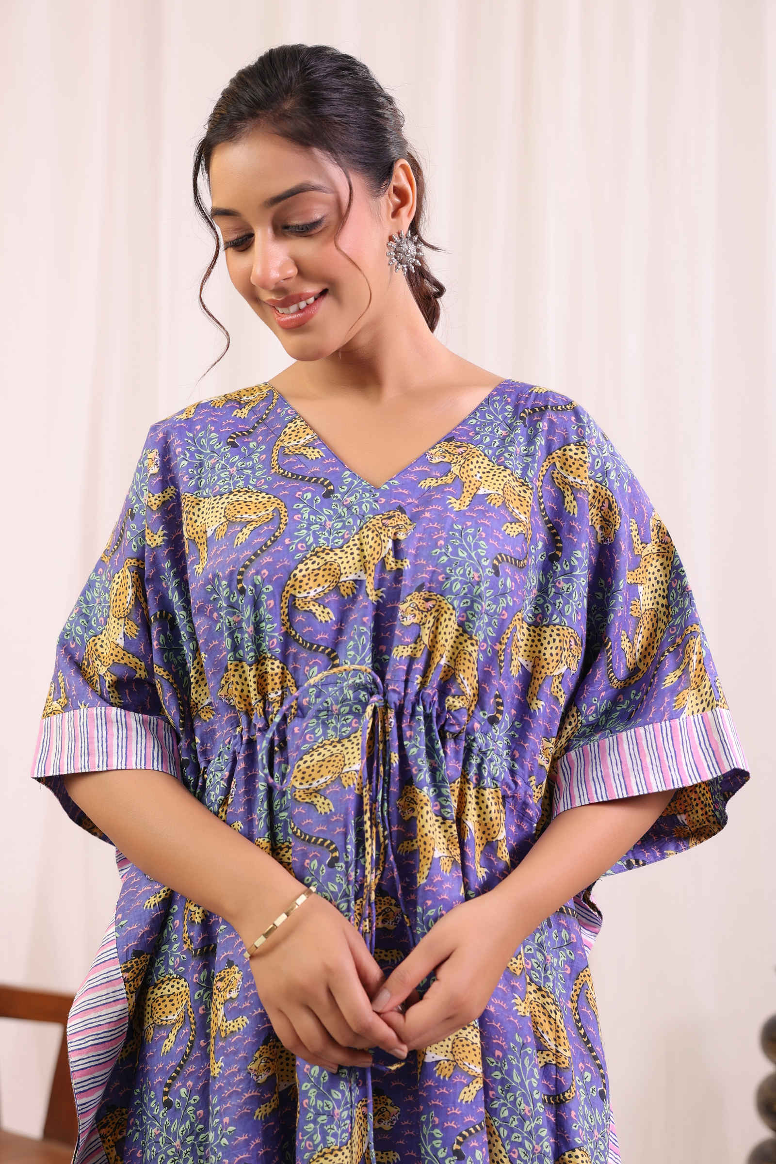 Fayra Sher Bagheera Amethyst Purple Kaftan