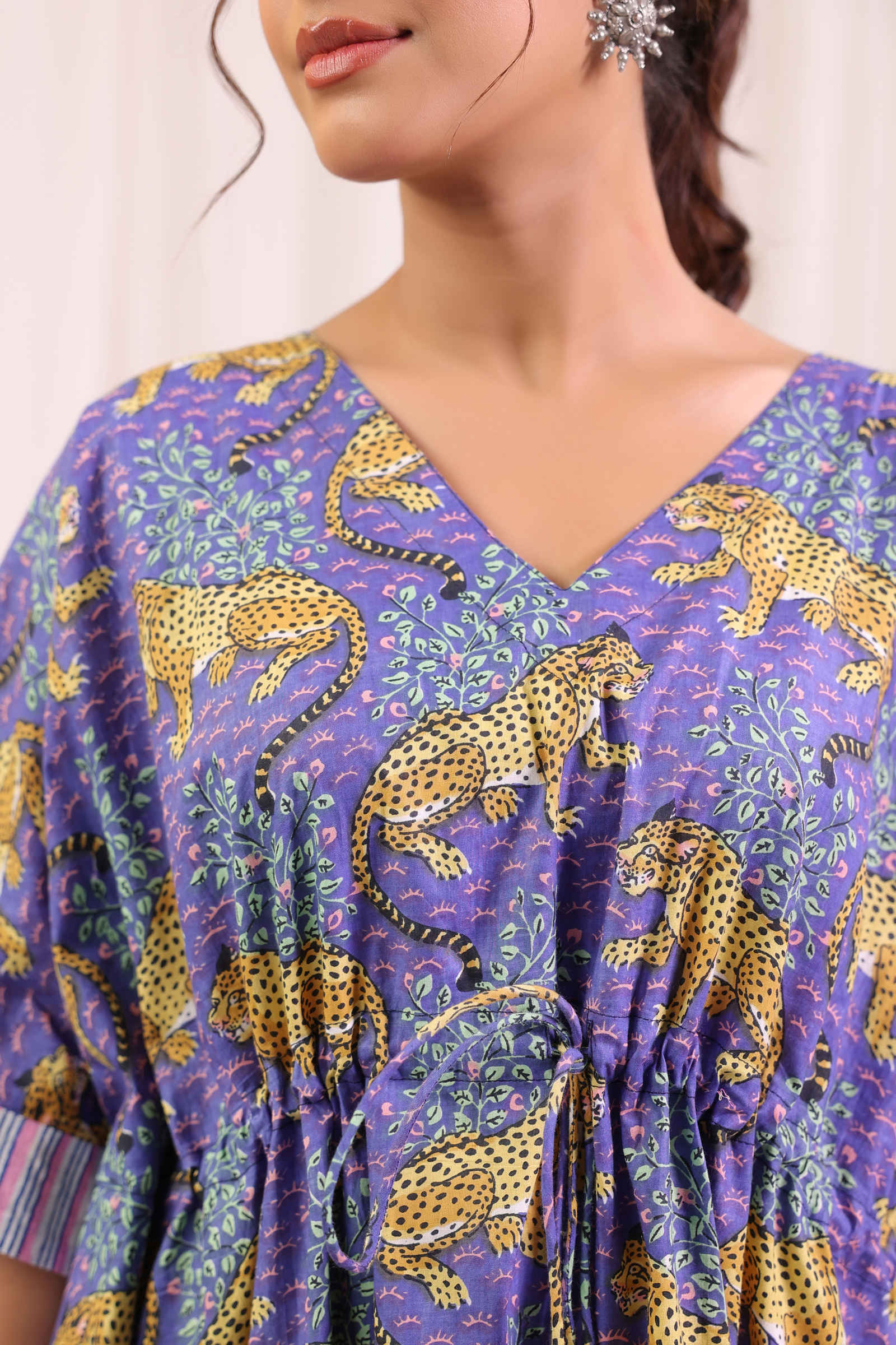 Fayra Sher Bagheera Amethyst Purple Kaftan