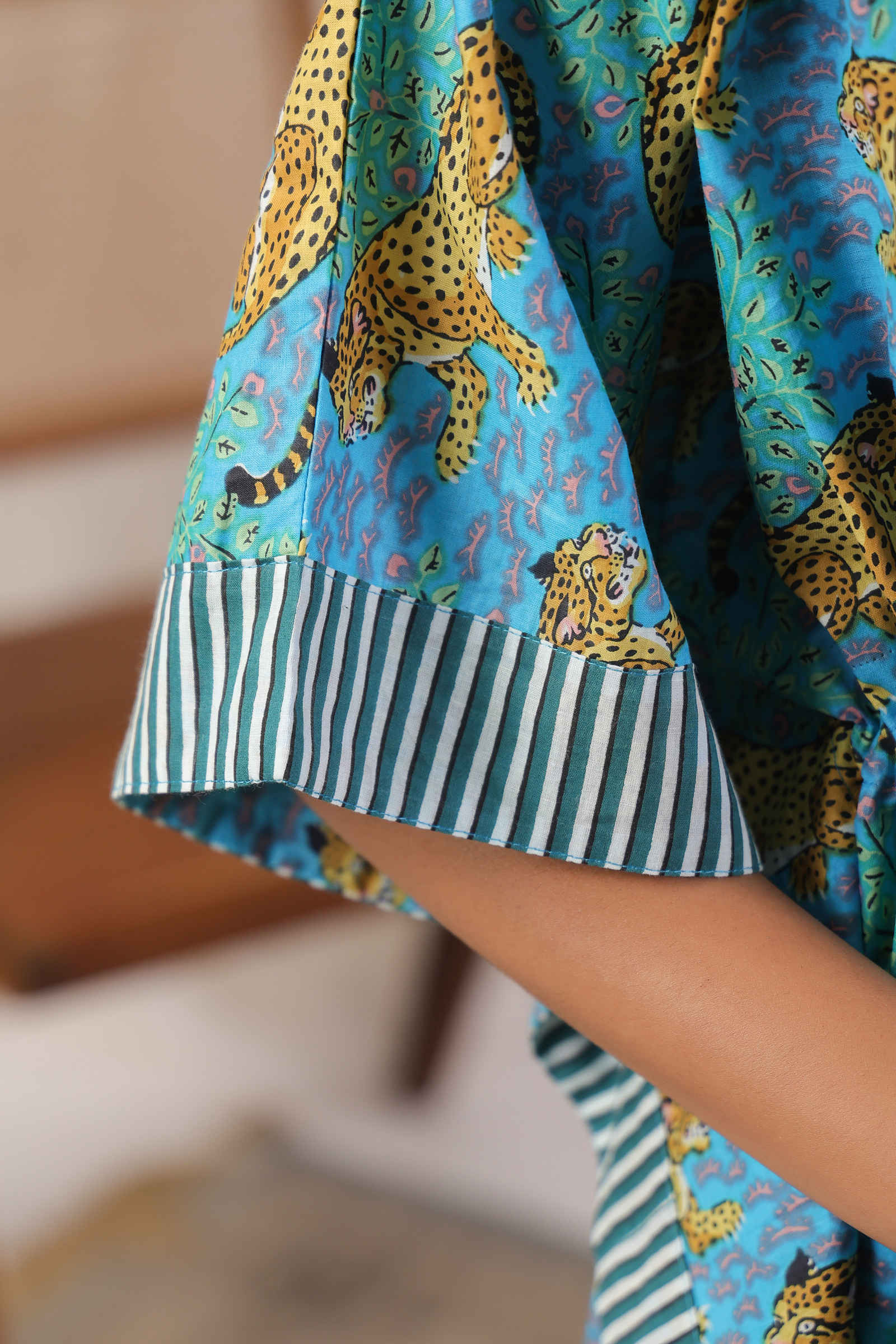 Fayra Sher Bagheera Aqua Kaftan