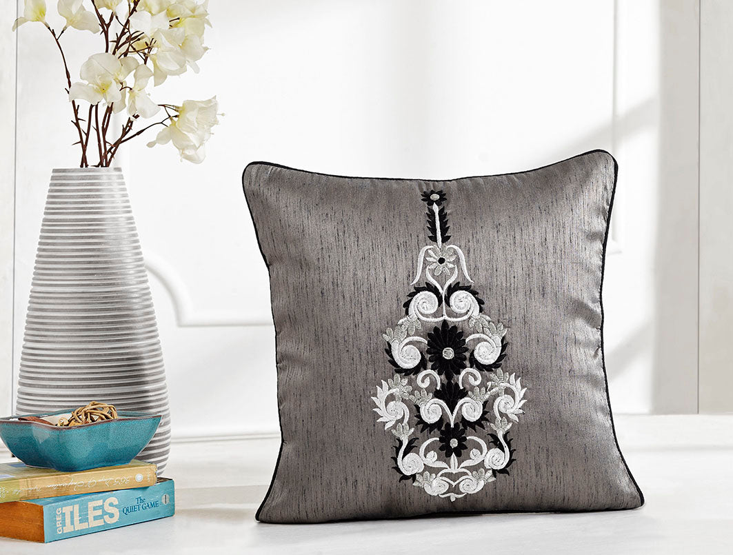 Classical Abstract Cushion Cover - shahenazindia