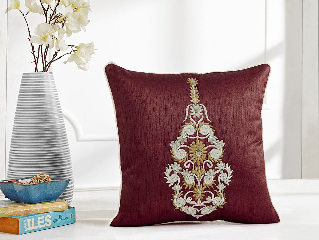 Classical Abstract Cushion Cover - shahenazindia