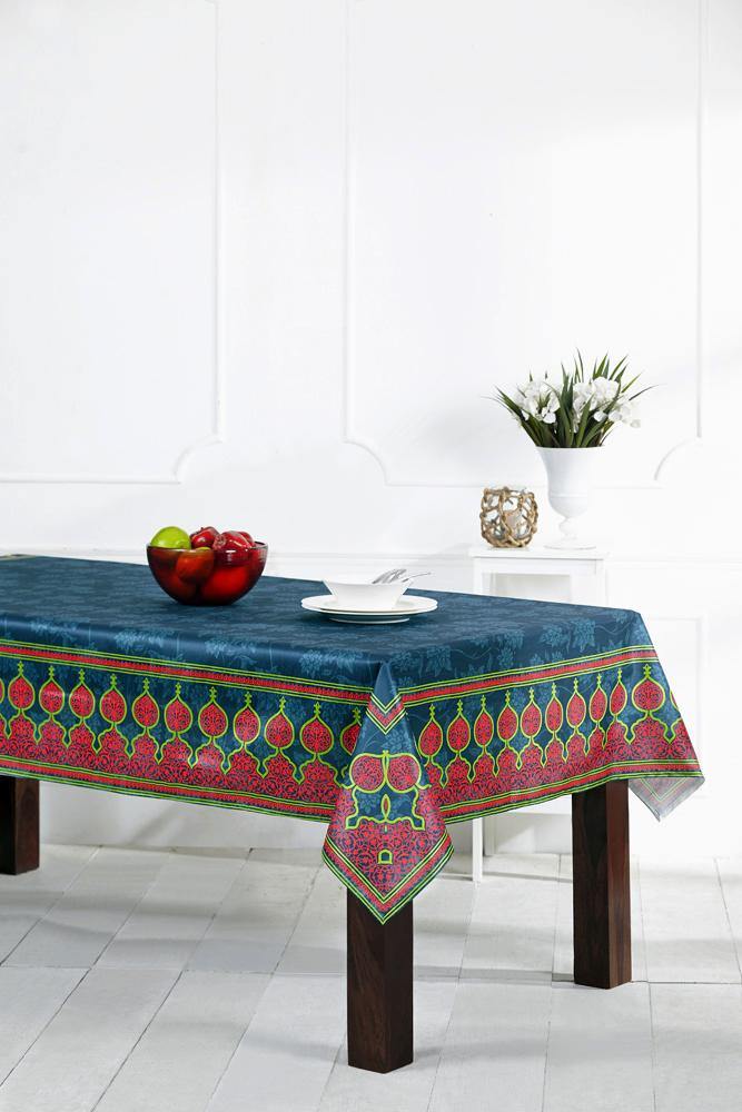 Classic Robin Printed Table Cover - shahenazindia