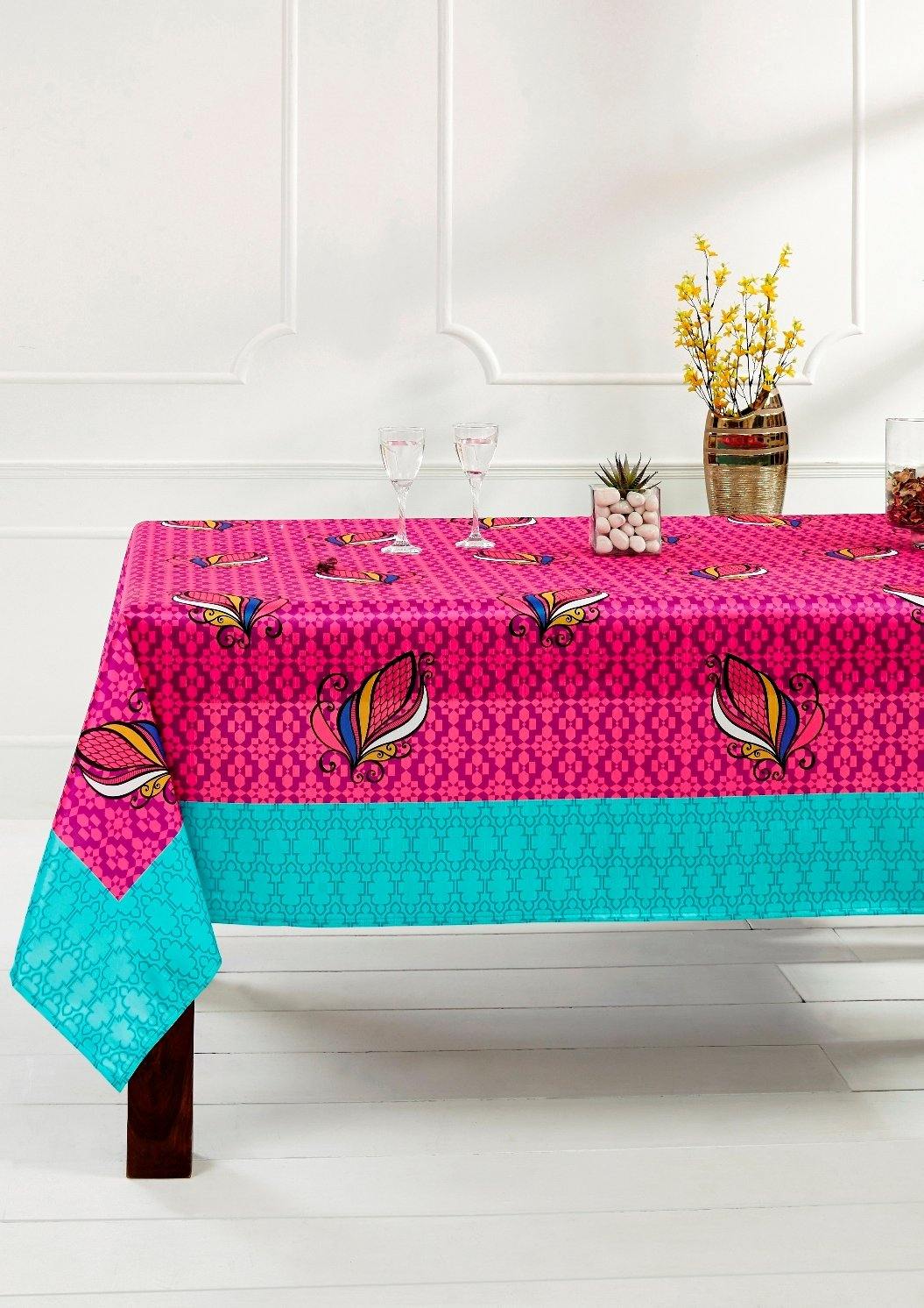 Dazzling Titli Printed Table Cover - shahenazindia