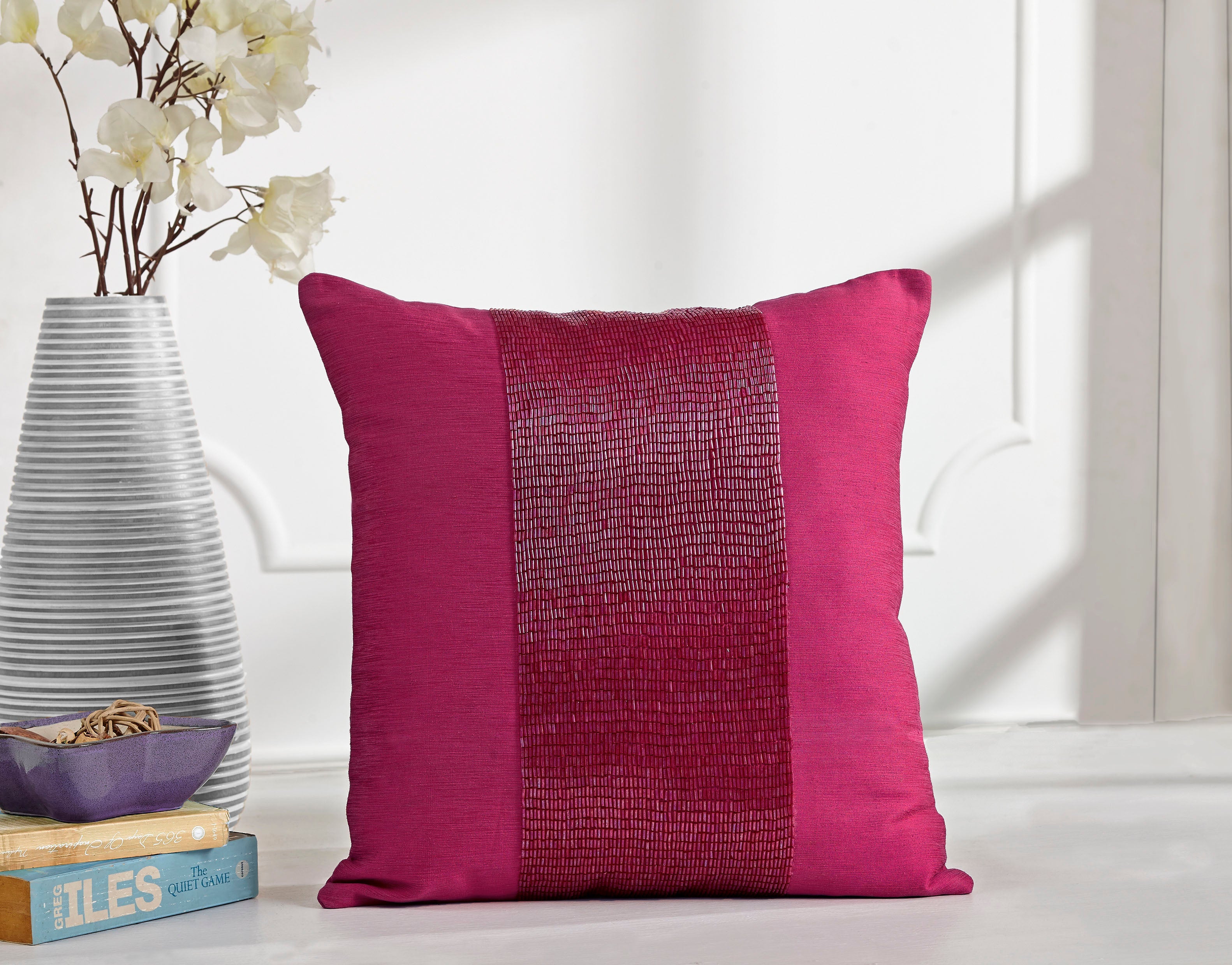 Patch Sequence Cushion Cover