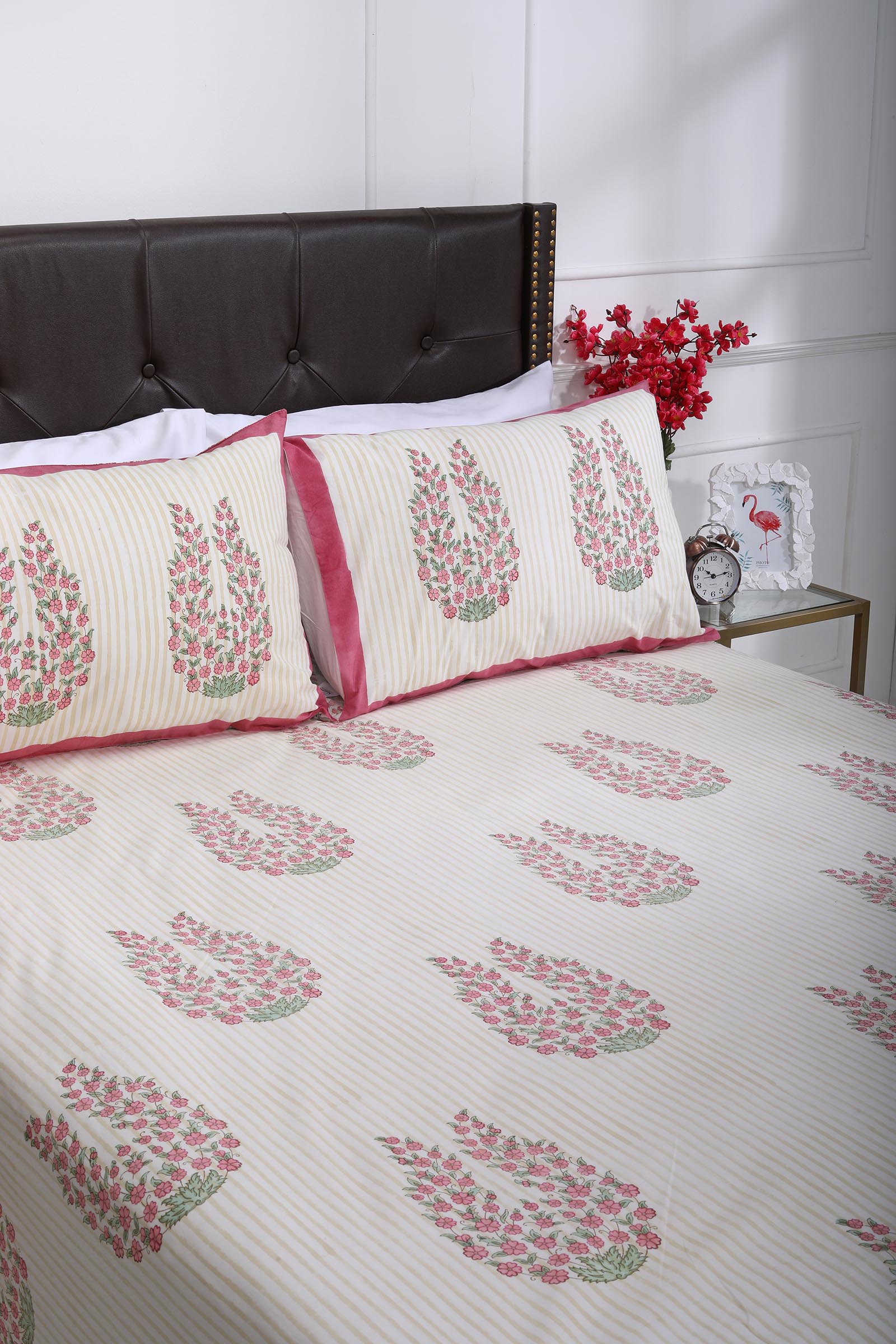 hand block printed bed sheets