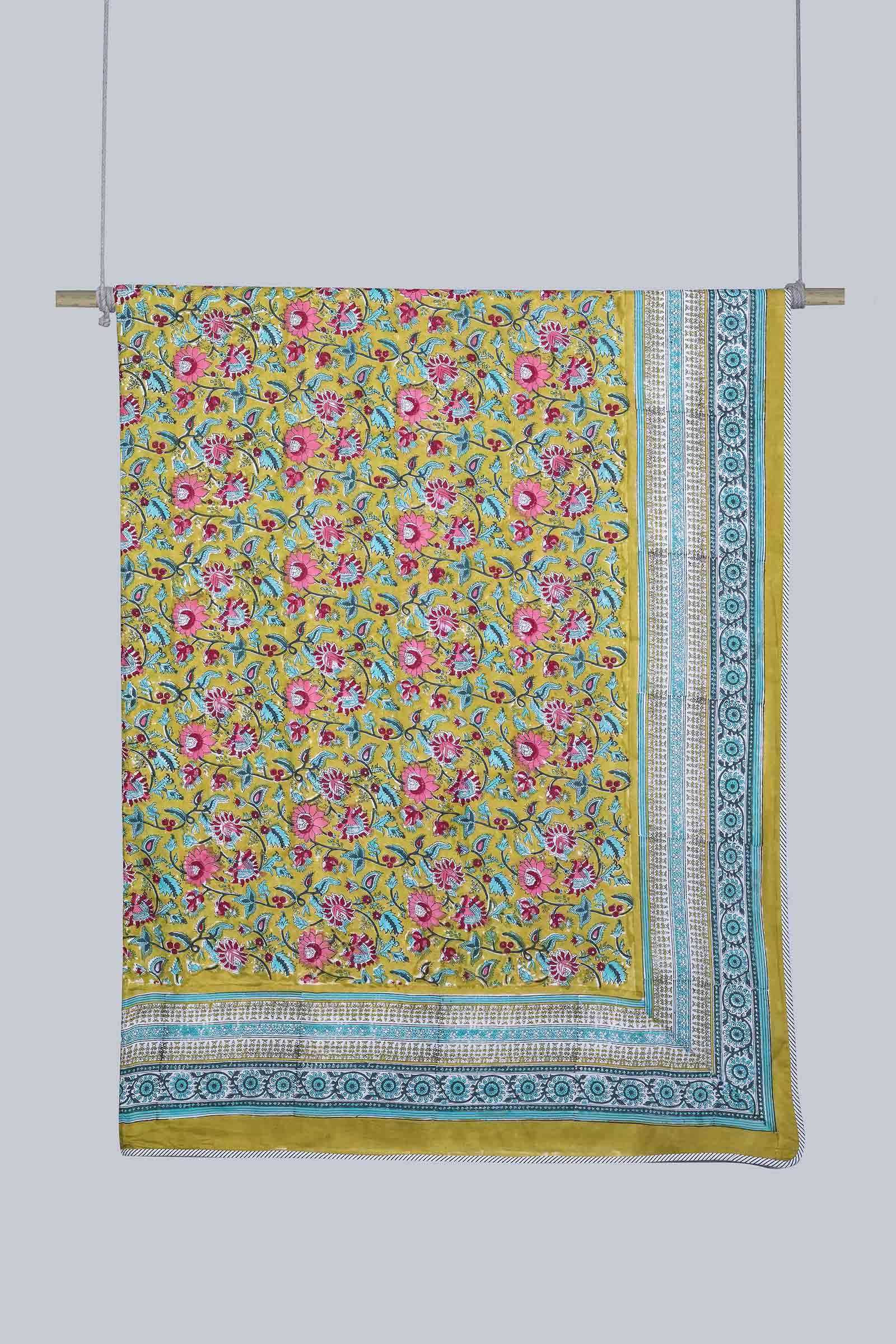 Sunderban Bagh Cotton Flannel Dohar D1 - shahenazindia