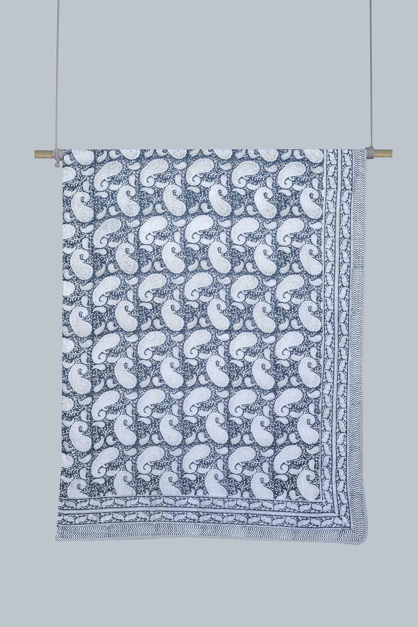 Sunderban Paisely Cotton Flannel Dohar D9 - shahenazindia